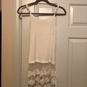 Lace and grace under cami